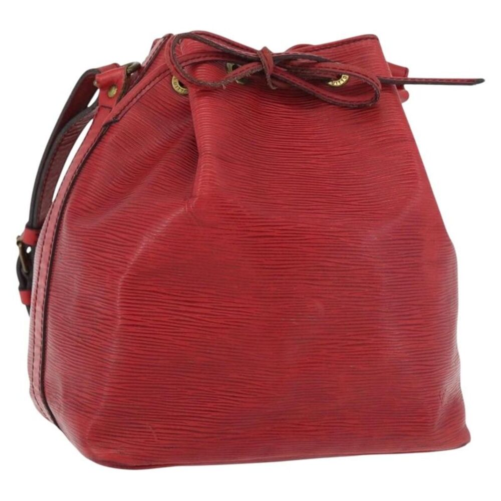 Louis Vuitton Petit Noe Epi Leather Red Leather Shoulder Bag Bag